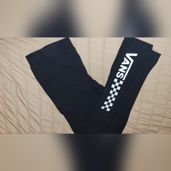 Vans Kids Black Leggings - Picture 1 of 4